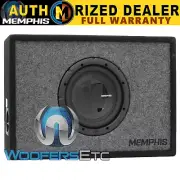 MEMPHIS PRXE8S 8" 400W 4-OHM ENCLOSED SUBWOOFER 100% MDF PORTED BASS BOX SPEAKER