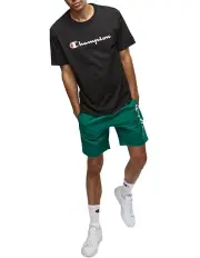 [Champion] Script Tee in Black