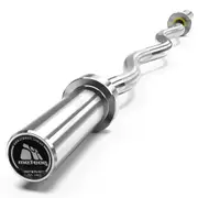 METEOR Ez Curl Bar,Olympic Barbell Weightlifting Bar in 50mm Loadable Sleeves