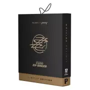 Palms Off Gaming - Zip Binder Black/Gold - 12 Pocket MEGA Capacity - 960 Slots