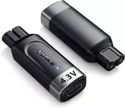 4.3V Type-C Shaver Adapter Charging Converter for Philips Norelco Oneblade QP252