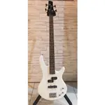 【名人樂器】BENSONS 電貝士 BSR-250 BASS WT 白色 入門貝斯