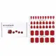 Mavenir 指甲貼 (紅色) - # Glass Of Wine Pedi36pcs