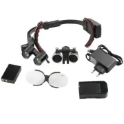 Dental Loupes Surgical Headlight 2.5X Magnify Glass Unit Lamp 5W Wireless Tool