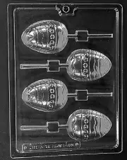 DECORATED EGG LOLLY mold Chocolate Candy bunnies rabbit cake toppers oreo E473