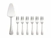 Maxwell & Williams Cosmopolitan Gift Boxed 7 Piece Cake Server & Fork Set