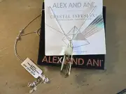 Alex and Ani Sunlight Crystal Infusion Necklace - Sterling Silver - NWT