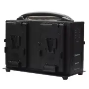 Sony V Lock Battery Charger / Quad Charger for V Mount Batteries / V-Lock Charge