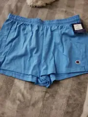 Ladies Champion Shorts Size Large Active Blue