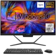 Aio All IN One Touch Screen I5 10 Gen 24 " Full HD Windows 10 Pro 8gb 120gb PC _