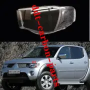 1Pcs For Mitsubishi Triton ML MN Ute 2005-2014 Left Headlight Lens Cover+Glue