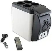 Mini Car Refrigerator Skincare Fridge-Portable Thermoelectric Cooler and Warmer 12V Portable Freezer, Multi-Functional Food Drinks Fridge for Cosmetics, Medications, Car, Home