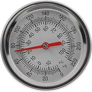 ibasenice 1Pc Extended Probe Soil Thermometer Temperature Detector Device for Compost Garden No Battery Required Measures