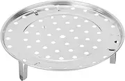 Round Steamer Rack, Stainless Steel Steam Holder Steaming Tray Pressure Cooker Canner Rack Cooking Tray Removable Legs Household Accessories for Instant Pot Cookware Cooker(Small Diameter 20cm)