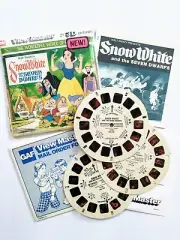 K69 Walt Disney's SNOW WHITE and The Seven Dwarfs VIEW-MASTER 3 Reels & Booklet