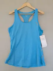 2XU Womens Activewear Top Sz XL Blue X Tech Sleeveless Sports Tank Singlet NWT