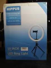 Hippus Ring Light 10-in LED USB Powered With Bluetooth Remote