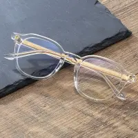 在飛比找蝦皮商城精選優惠-新款韓版藝文復古方框平光鏡 舒適防藍光眼鏡架 時尚TR90眼
