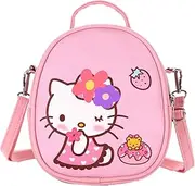 [Kerr's Choice] Pink Kitty Bag for Girls | Pink Kitty Crossbody Purse | Girls Cat Bag