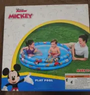 Bestway Disney Junior Mickey Mouse Inflatable Play Pool 48in Ages 2+ NEW IN BOX