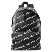 在飛比找Yahoo奇摩購物中心優惠-BALENCIAGA Signature 滿版印花皮革拉鍊雙