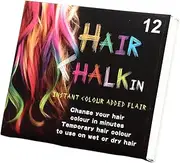 GARENDE Temporary Hair Chalk/Temporary Hair Dye/Washable Hair Color/Hair Color Chalk for Kids/Teen