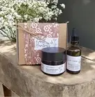 Cucumber + Papaya face oil & cleansing oil balm set. Vegan, Natural face oil.