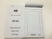 100x Small Size Single Copy Restaurant Docket Book ST01 85x150