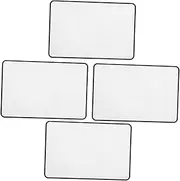 4pcs Magnifying Sheet for Reading Ultrathin Lightweight Magnifier Cards for Seniors and Low Vision Handheld Portable Bookmark for Enhanced Reading Experience