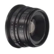 25mm F/1.8 Manual Focus Prime Lens For Panasonic Olympus M4/3 Mount GH5 E-M10II
