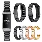 Stainless Steel Metal Wrist Bands Strap Replacement for Fitbit Charge 3 Charge 4