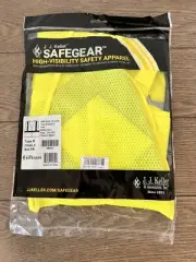 JJ Keller SAFEGEAR Type R Class 2 Safety Vest, 2XL / 3XL Lime