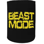 Alcohol Stubby Holder - Beast Mode Gym Bodybuilding - Funny Novelty Birthday Gift Joke Beer Can Bottle