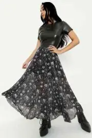 Blackmilk Witcher Schools Mixed Media Midaxi Dress The Witcher Size Large L