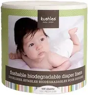 100 Sheets, Flushable & Fully Biodegradable Nappy Liners