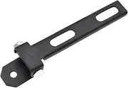 Xuanqingyi Store Black Leather Driver Solo Slim Seat Pad with Mounting Bracket Kits Compatible with Sportster Compatible with Bobber Compatible with Chopper(Seat Sliding T-bar)