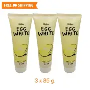 Mistine Egg White Whitening Poreless Anti-Blackhead Peel Off Facial Mask 85g.x3