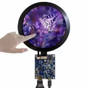 HD LCD Controller Board With 5" Round LCD 720X720 Capacitive Touch LCD Screen