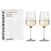 Ritzenhoff white wine glass set of 2 Celebration Deluxe 003