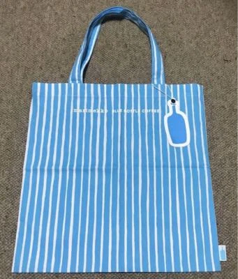 Blue Bottle Coffee Japan Marimekko Piccolo Collab Logo Big Tote Bag Limited