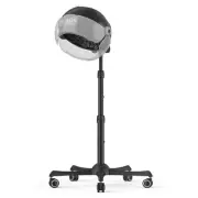 Ionic Hooded Hair Dryer - 1875W Bonnet Dryer with 3 Temperature Settings - Po...