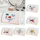 Bread Box Bin with Roll Lid Organization Bread Bin Holder Kitchen Storage