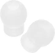 JEWEDECO 1 Pair Earwig Spare Parts Replacement Earbud Replacement Parts Ear Tips White