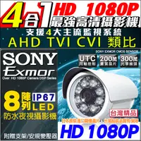 在飛比找Yahoo奇摩購物中心優惠-監視器攝影機 KINGNET SONY晶片 1080P AH