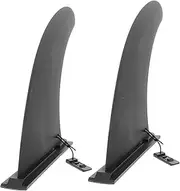 INOOMP Surfboard Center Fin 2 Pcs Paddleboard Fin Nylon Accessory Quick-Release Detachable Fin