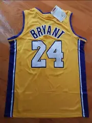 Basketball Jersey #24 LA Lakers Gold Kobe Bryant Size L