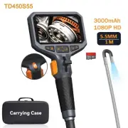 Articulating Borescope with Dual Lens Endoscope Camera Two-Way Inspection Camera