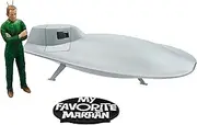 My Favorite Martian Uncle Martian and Spaceship Prepainted Display Model