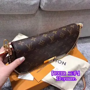 二手精品 LOUIS VUITTON FAVORITE 肩背包 小號 M40717