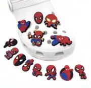 13PCS Spider-Man Shoe Charms for Croc Clog Sandals Bracelet Decor Accessories AU